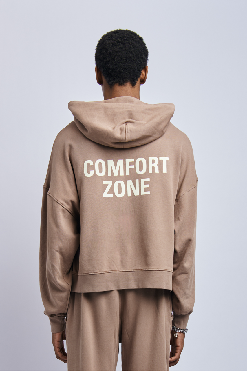 Men's Organic Comfort Zone Print Hoodie, Desert Clay