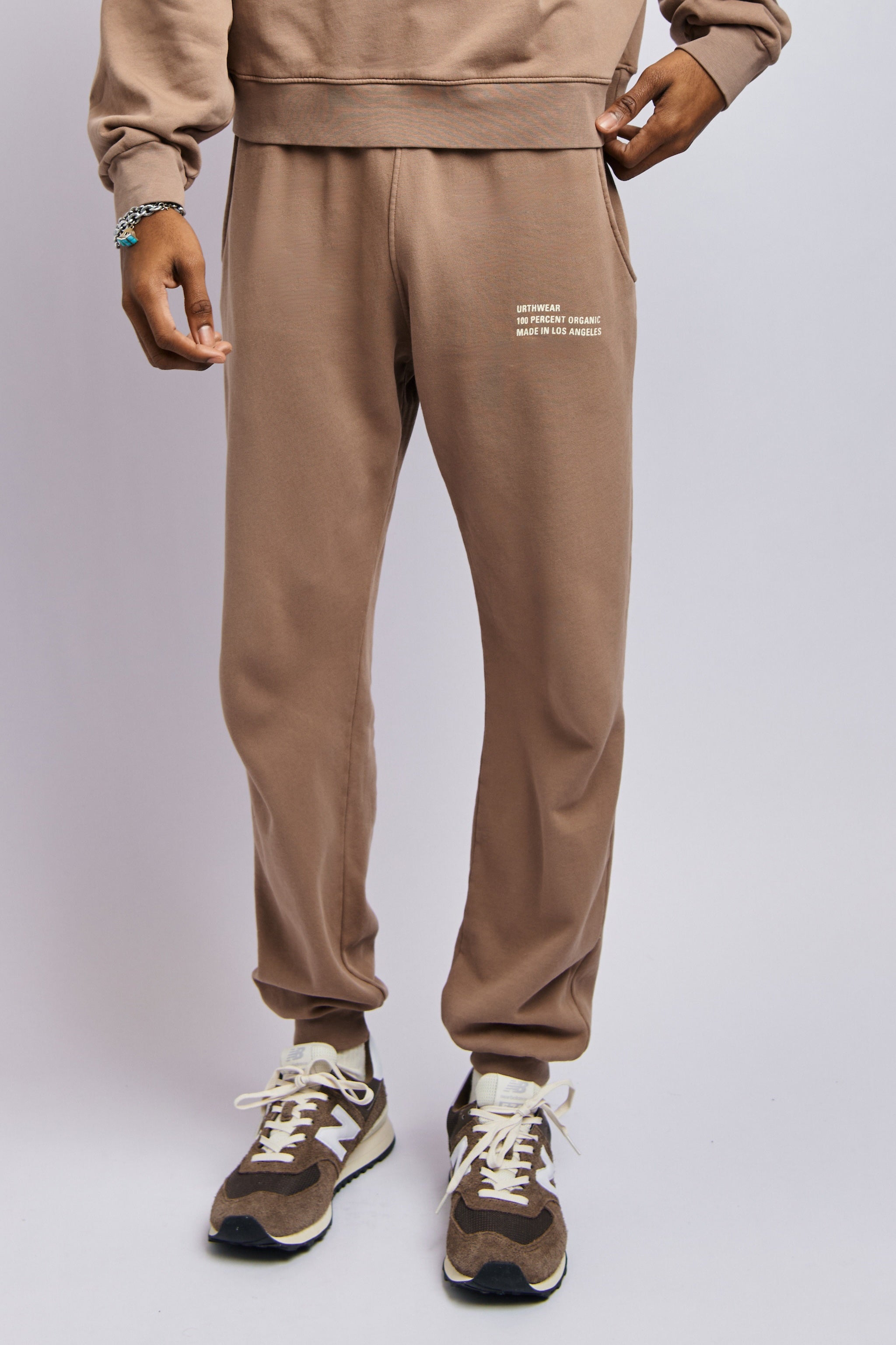 Men's Organic Origins Print Sweatpants, Desert Clay