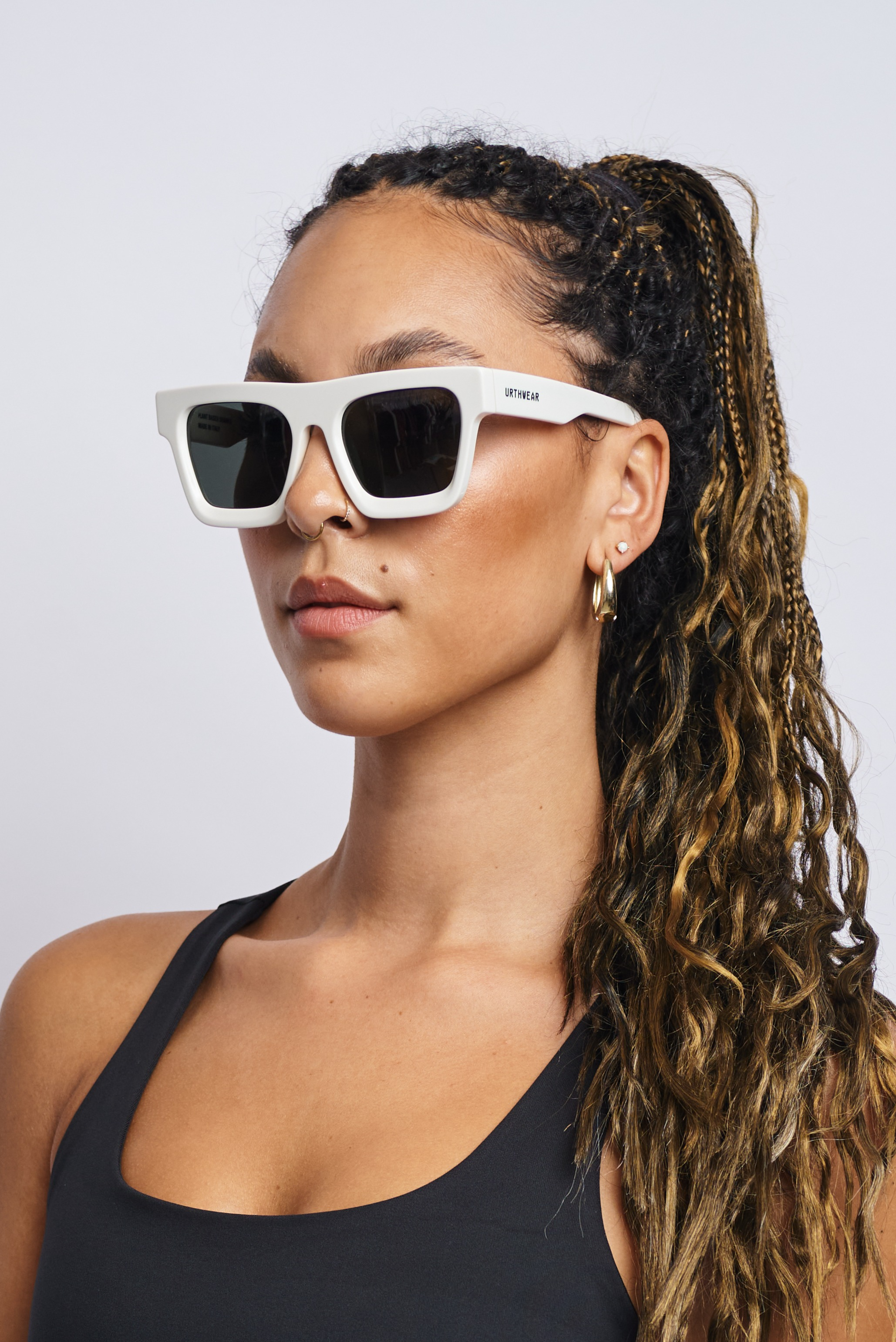 Money Maker Sunglasses, Lunar White