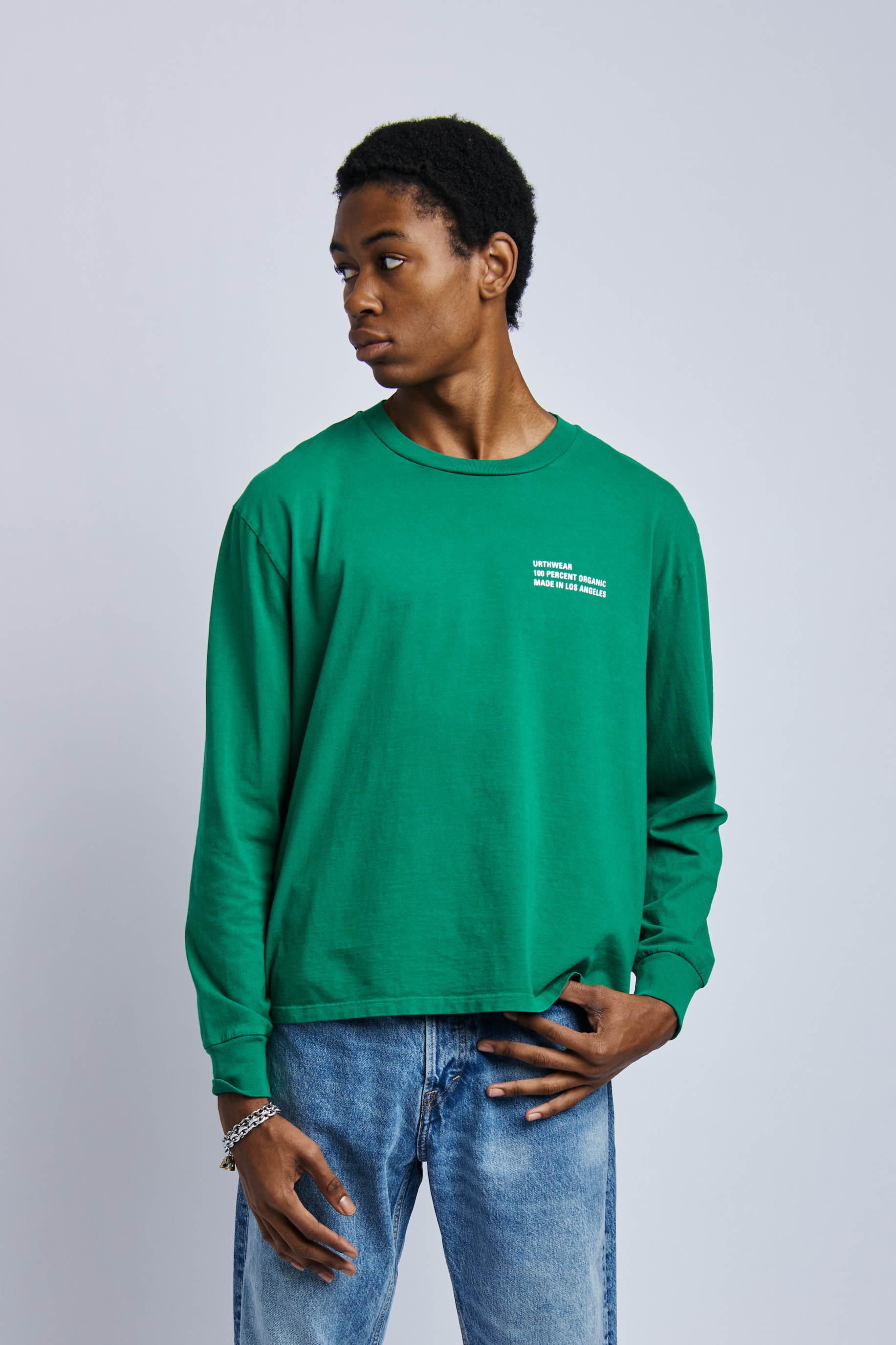 Men's Organic Origins Long Sleeve, Rolex Green