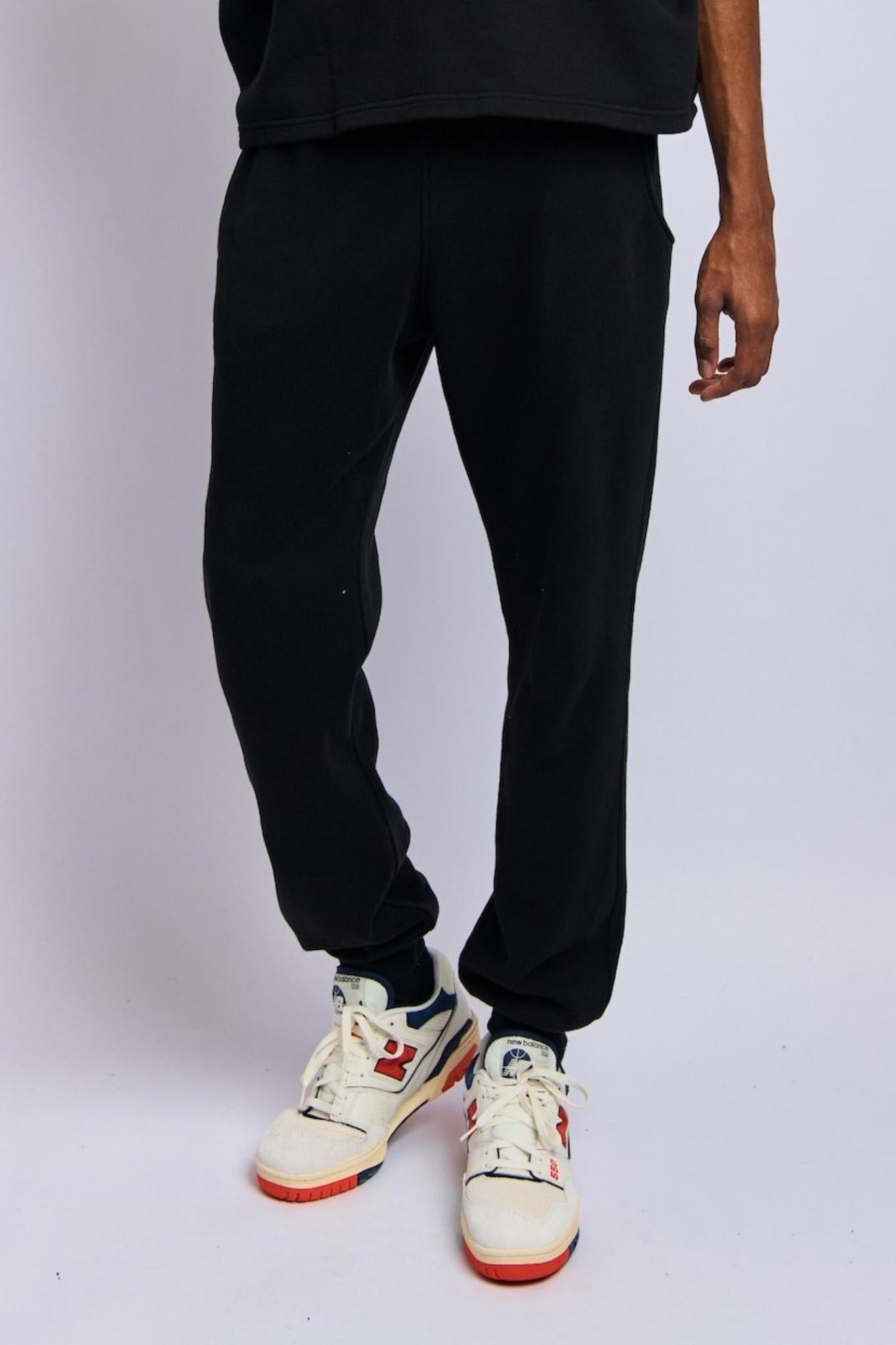 Men's Organic Sweatpants, Super Black