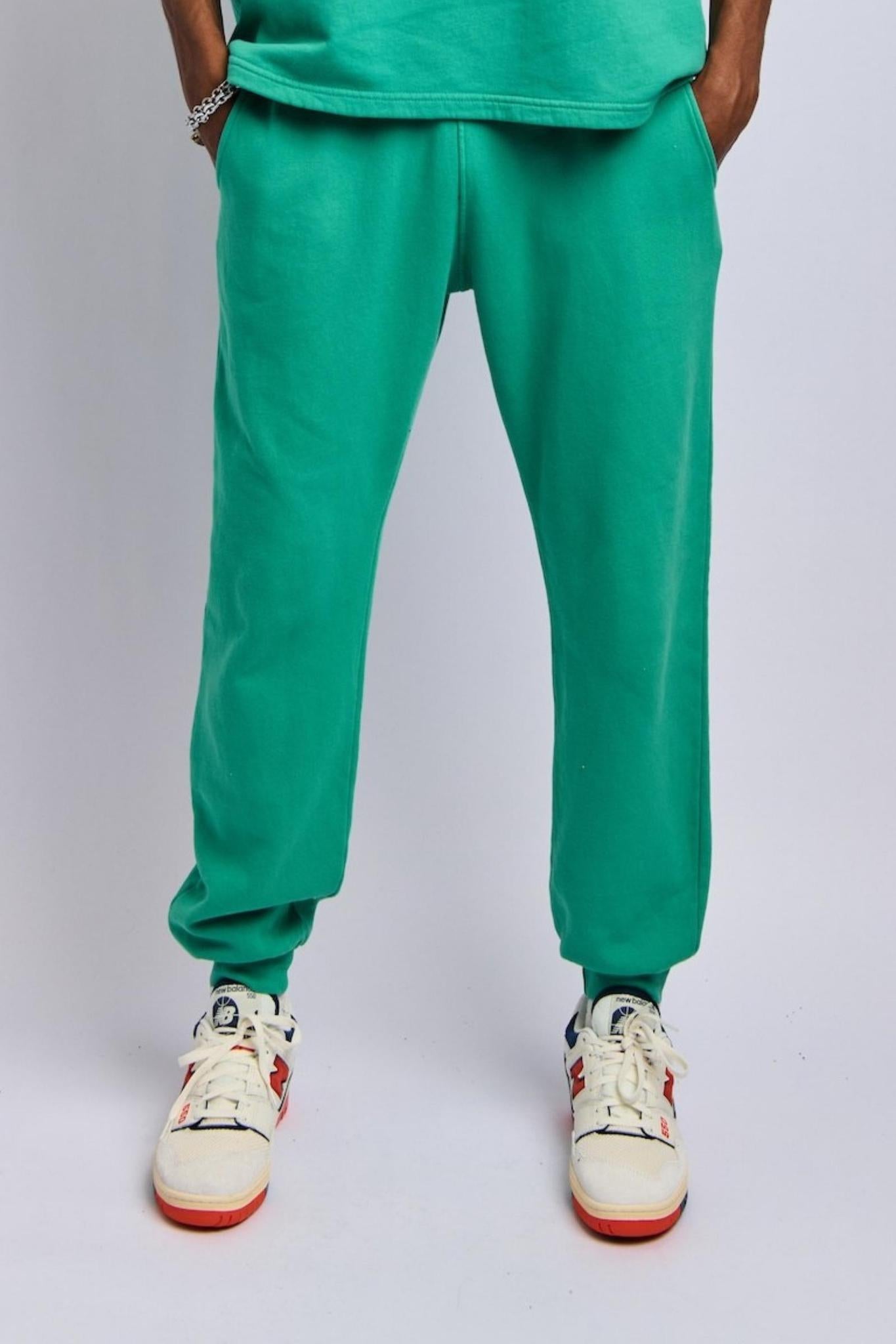 Men's Organic Sweatpants, Digital Green