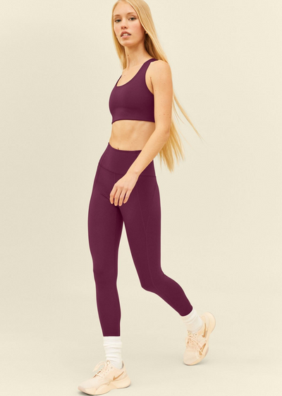 girlfriend collective, Pants & Jumpsuits, Girlfriend Collective Sedona  Red Compressive Highrise Legging 23 34 Inseam